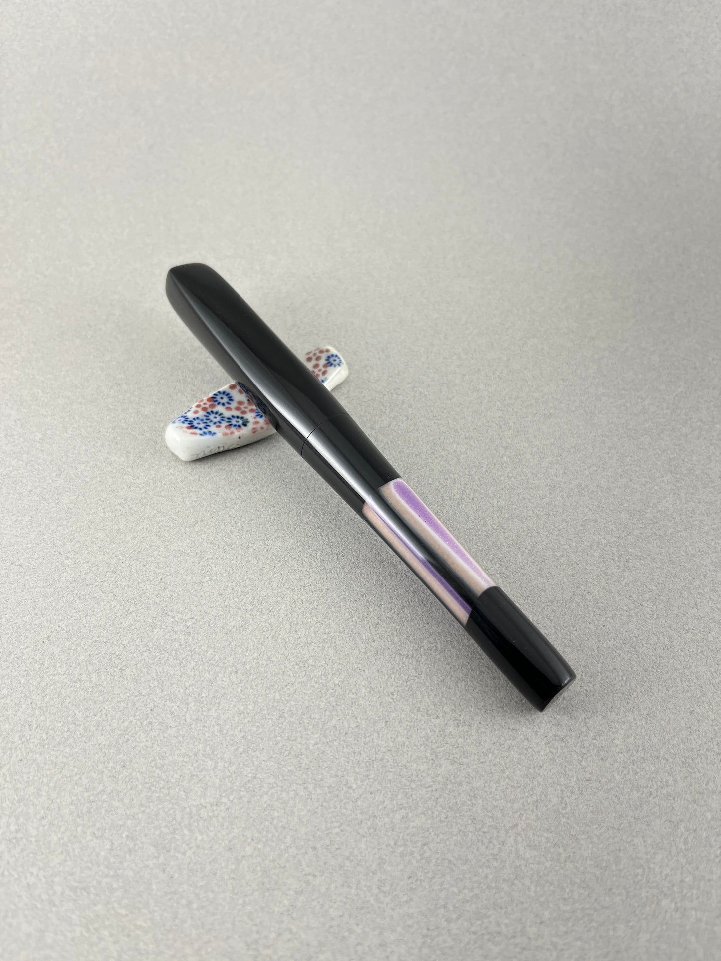 Imitation -   Modified Purple Black Stripes Fountain Pens