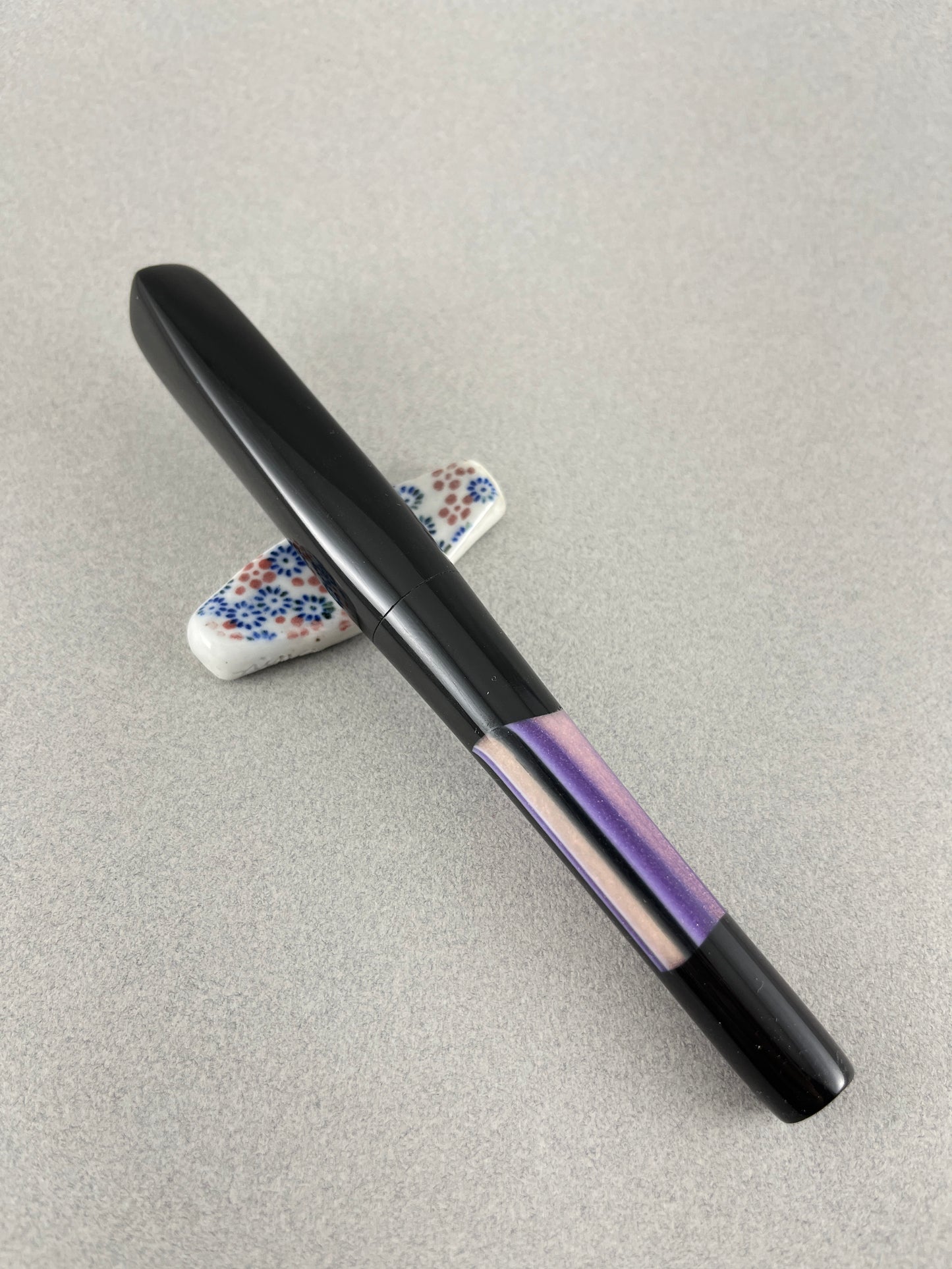 Imitation -   Modified Purple Black Stripes Fountain Pens
