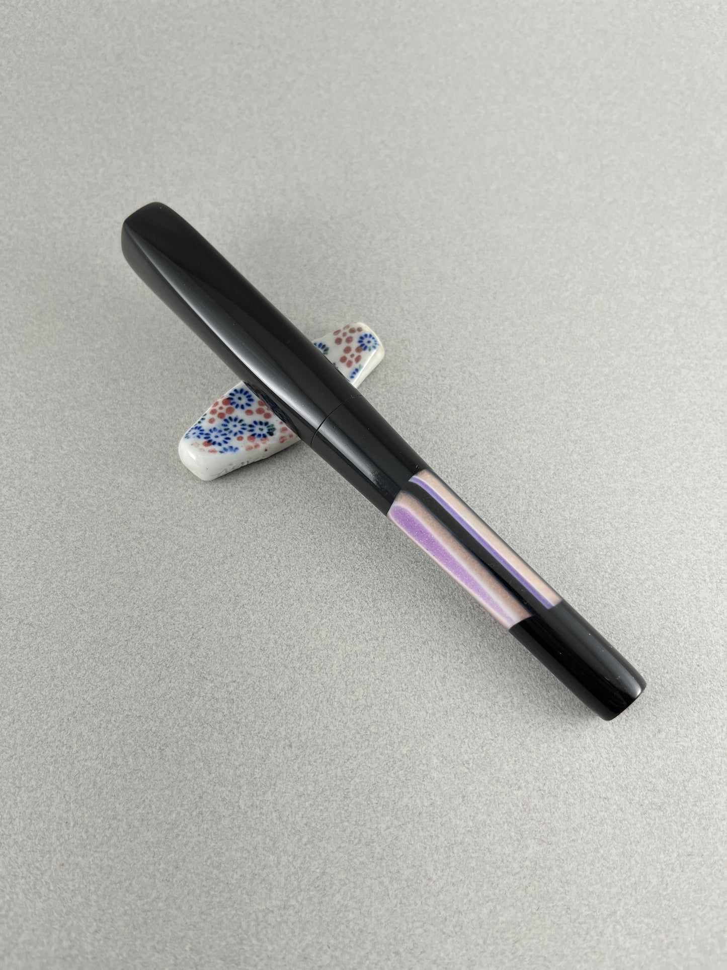 Imitation -   Modified Purple Black Stripes Fountain Pens