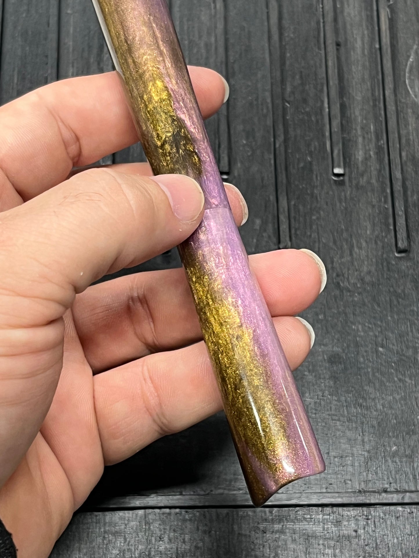 Cône -  Purple Gold Fountain Pens