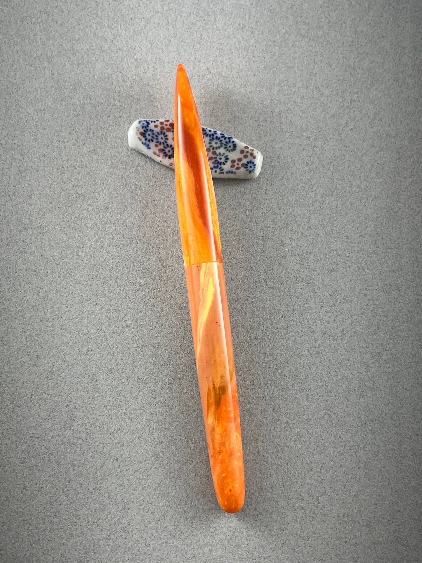 Peacock Feather -  Candy Corn