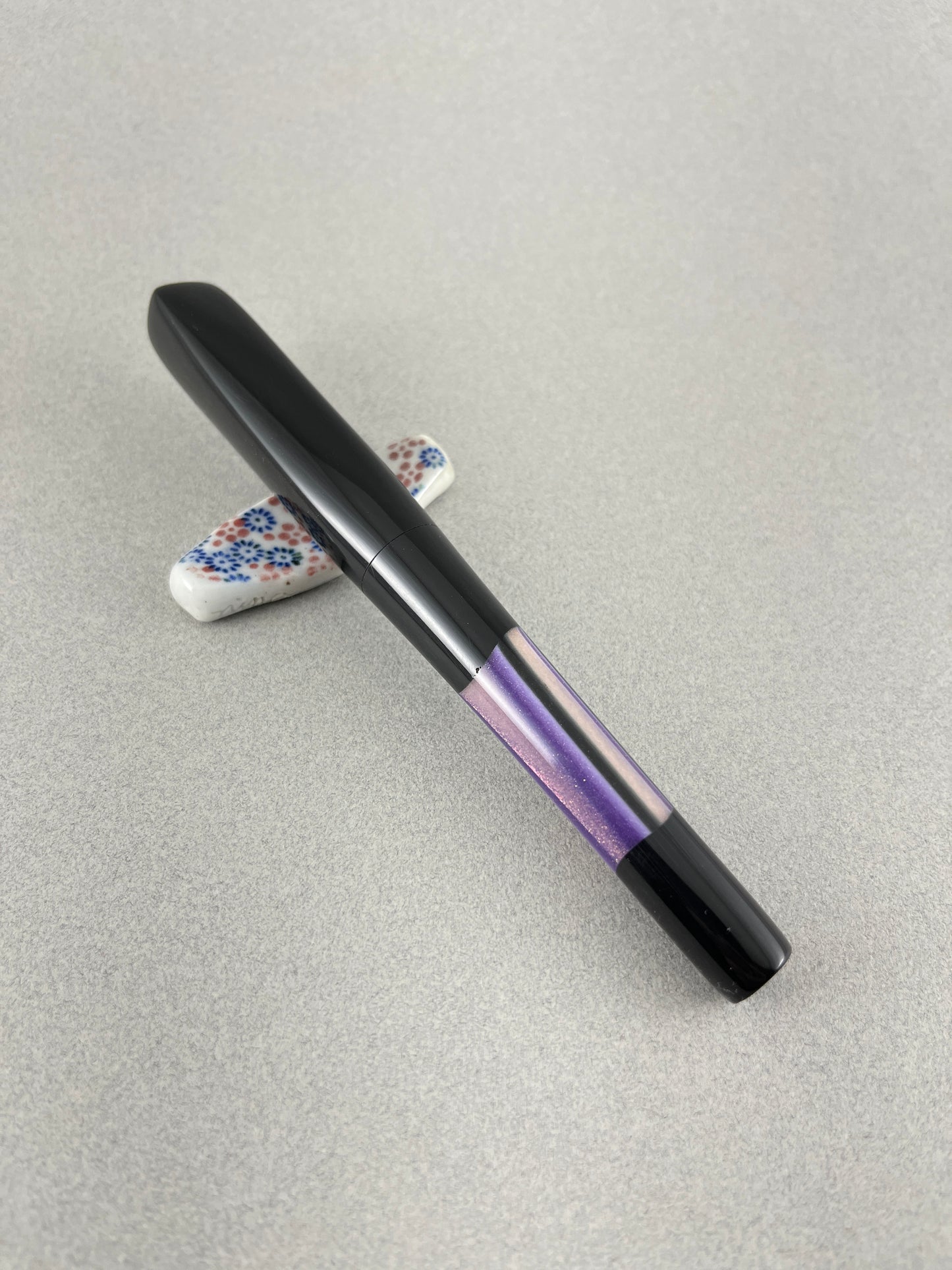 Imitation -   Modified Purple Black Stripes Fountain Pens